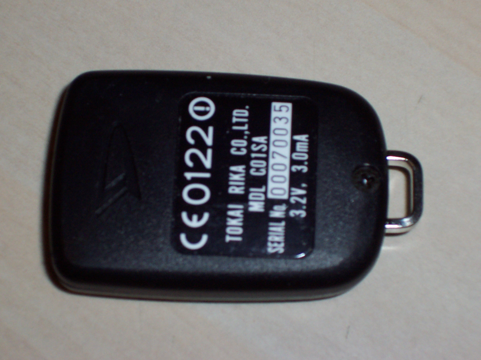 2 Button key fob (YRV)  Daihatsu Drivers Club UK